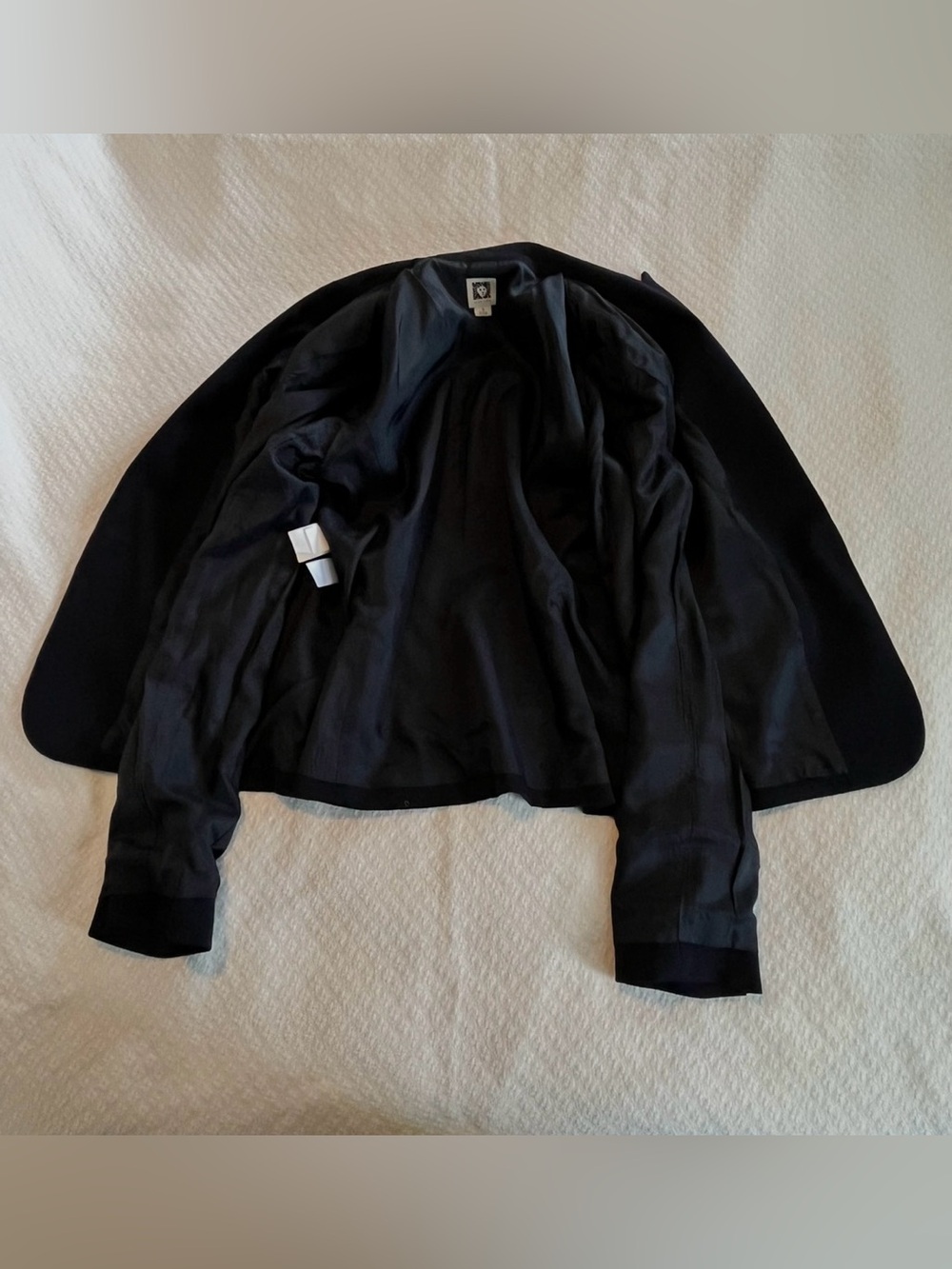Anne Klein Women’s Navy Single-Button Lined Blazer Tailored Jacket Size 8 EUC - Picture 10 of 10